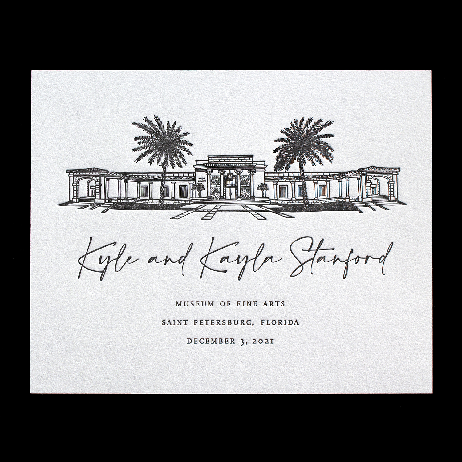 letterpress wedding invitations tampa